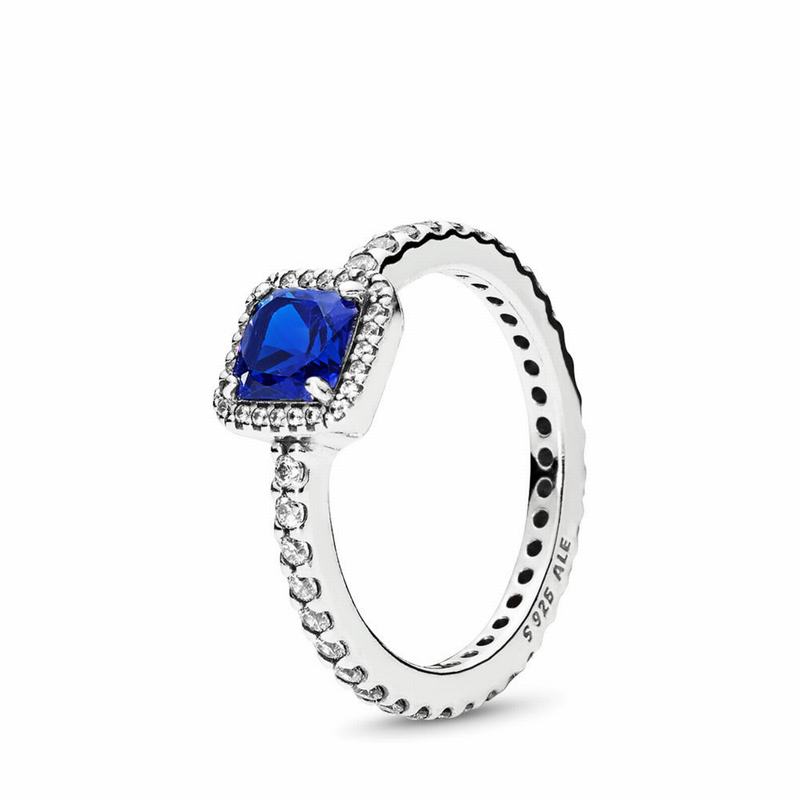 Pandora Timeless Elegance Ireland - Sterling Silver/Blue/Mixed Stones/Cubic Zirconia - 120563NVA